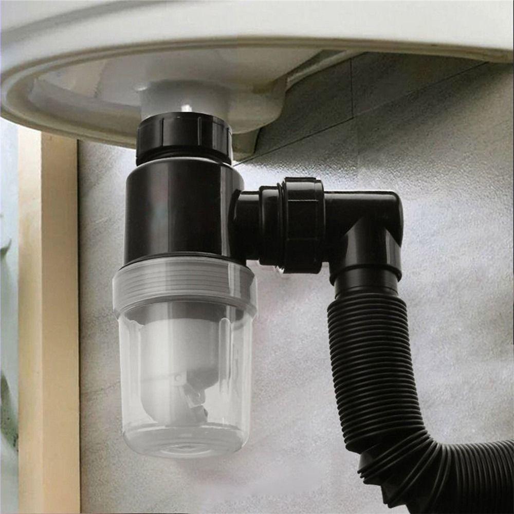 Home Kitchen Accessories Sink Hose Drain Sewer Pipe Sink Deodorant Strainer Washbasin Pipeline
