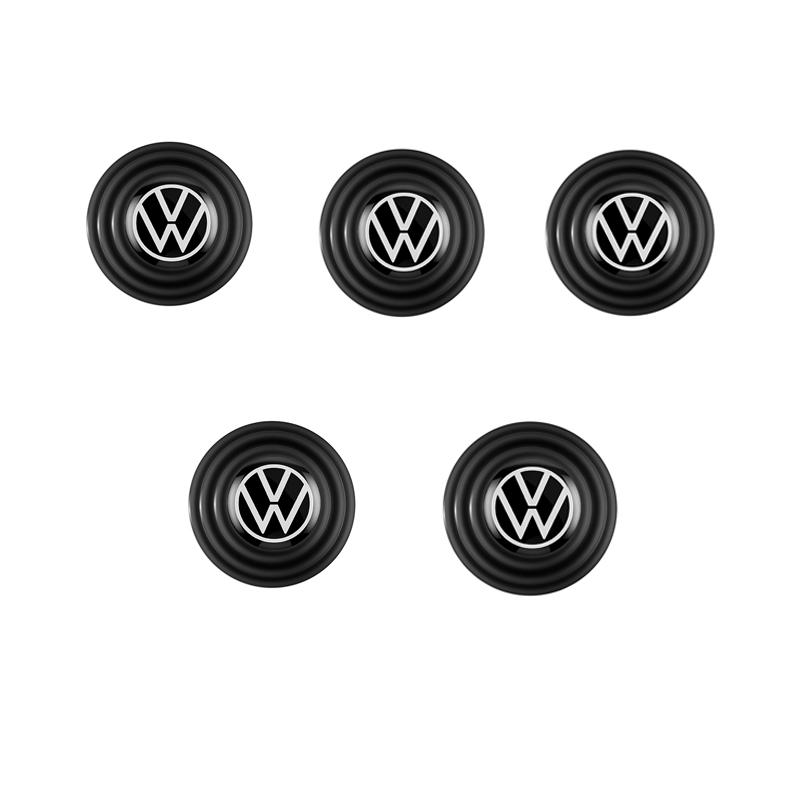 Valve Stems Caps Car Door Trunk Anti-shock Buffer Protector Pad Sticker For Volkswagen VW Golf Polo Tiguan Lavida Touran Passat zk5