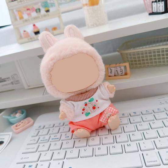 Набор одежды для куклы Футболка и шорты для 17-сантиметровых кукол La Bubu Ручная работа Стильный наряд Одежда для куклы Подарок для коллекционеров кукол