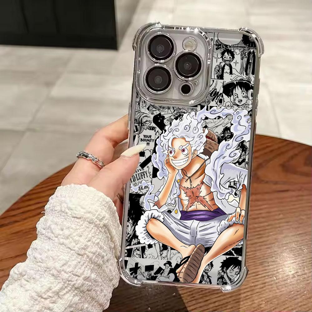 Чехол-бампер One Pieces Luffy Monkey D Мягкий Чехол Для iPhone 17 Pro 16 15 14 13 12 11 Pro Max Чехол 17 Plus 17E 16E 17Air Силиконовый Чехол для Телефона