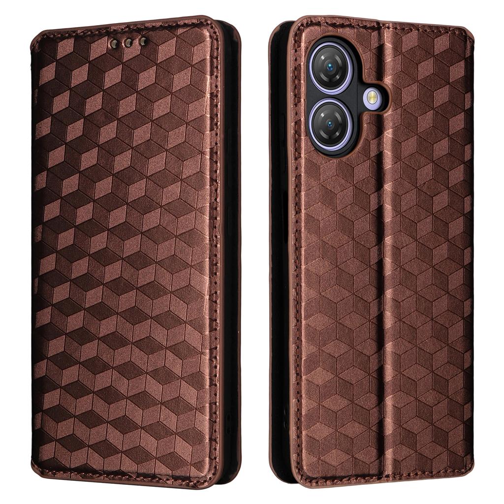 Для Ulefone Note 21 Чехол Кошелек Ромбовидный Тисненый Кожаный Чехол для Телефона