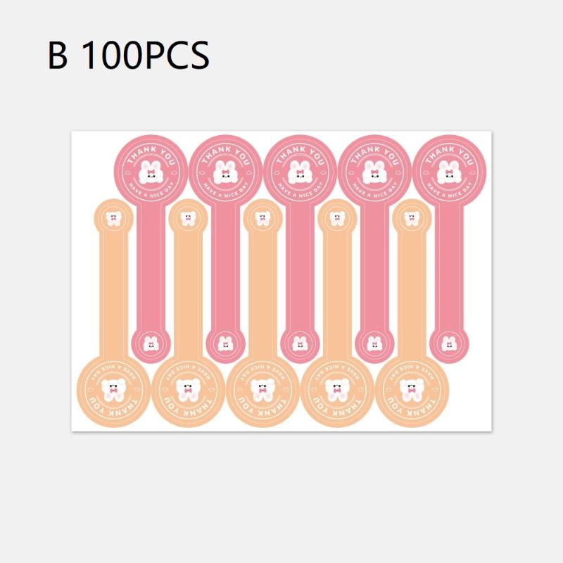 50/100 шт. Новые ручные наклейки Этикетки для продуктов Самоклеящиеся Длинные этикетки Упаковочные запечатывающие наклейки Наклейки для вечеринок Тортов Выпечки