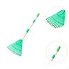 14 Garden Rake Steel Tool with Wood Handle for Kids Yard