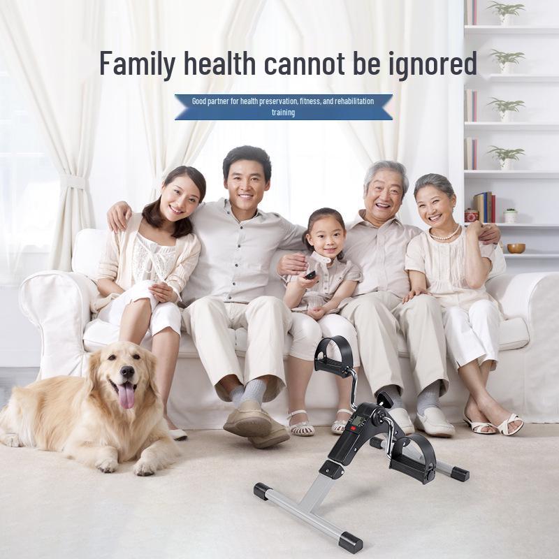 Складной мини велотренажер: Педальный степпер для ног под стол для домашнего фитнеса