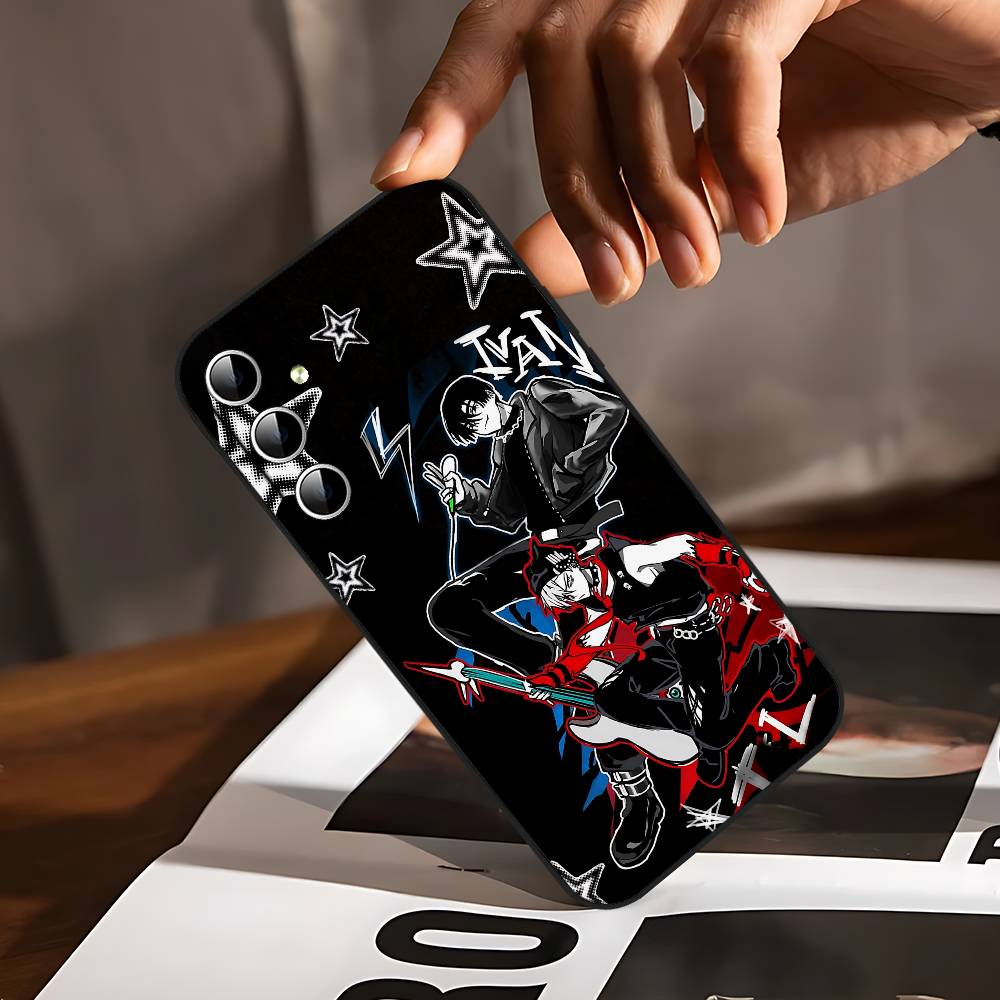 Чехол для телефона Ivantill Alien Stage для Samsung Galaxy S24/S25/S22/S30/Note20/Lite/Ultra/5G/Plus/FE Мягкий черный
