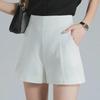 Women's High-Waist Wide-Leg A-Line Pants - Summer 2023 Casual White Fashion Shorts