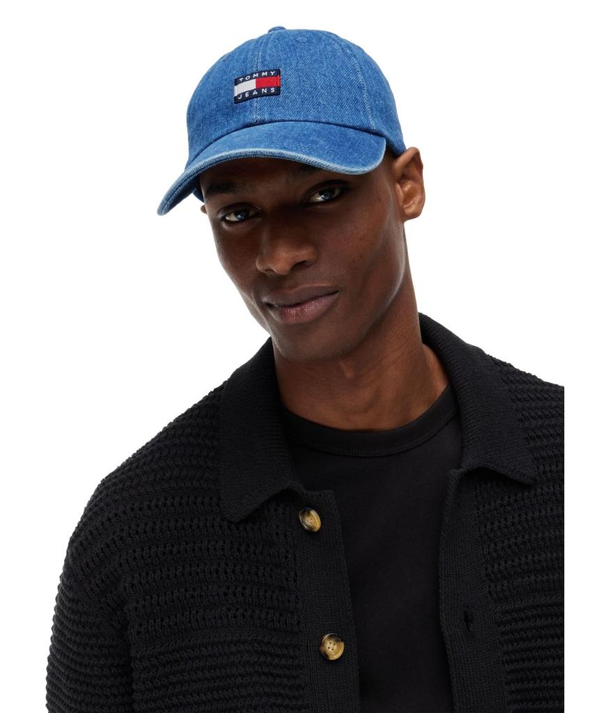 (Томми Хилфигер) TOMMY HILFIGER [Официальный] Унисекс Джинсовая кепка Heritage AM14324 FREE Синий 1AA