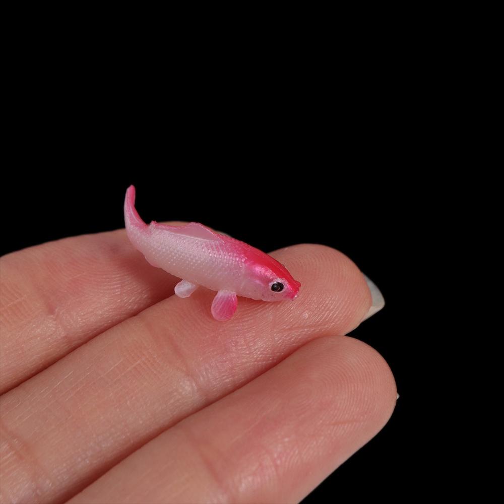 Soft Goldfishes Models Mini Fish Miniature Creative Fish Tank Ornament Landscaping Props