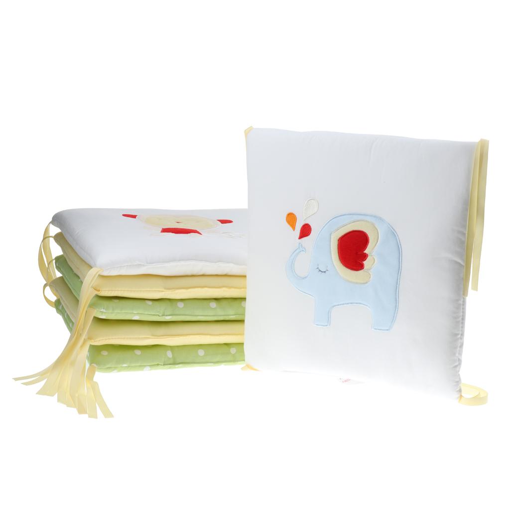 Мягкая Тканевая Бордюрная Подушка на Кровать Постельное Белье Комплект Постельного Белья для Новорожденного Защита Кроватки