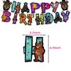 34 шт. Товары для вечеринки Five Nights at Freddy's включают топпер для торта, воздушные шары, баннер