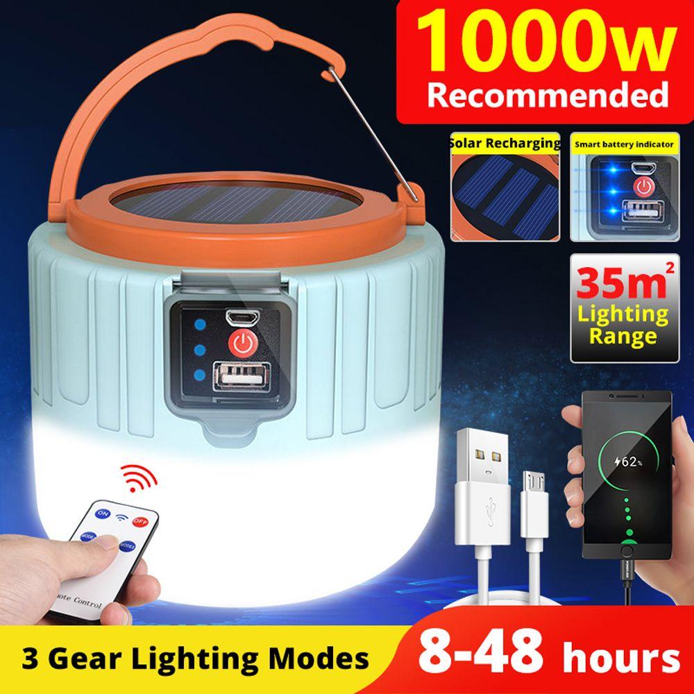 Emergency Lights BBQ Hiking Accessories Solar Light Portable Lanterns Tent Lamp LED Camping Light