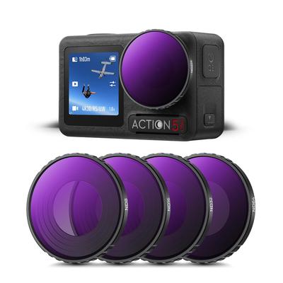 Набор фильтров Concept ND для DJI Osmo Action PRO Фильтр нейтральной плотности Фильтр для объектива Защита объектива Оптическое стекло AGC Защитный фильтр с высоким коэффициентом пропускания