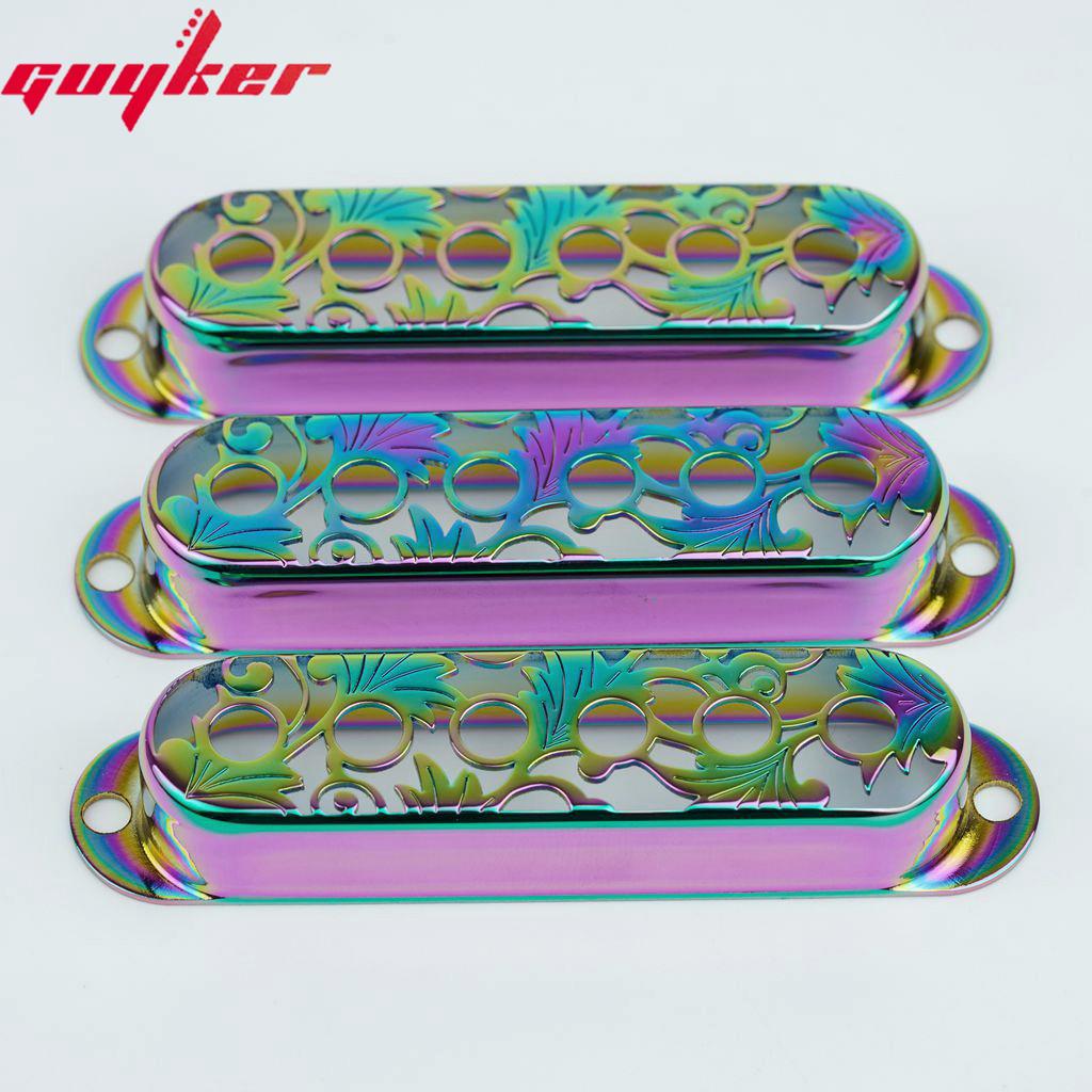 Guyker Alnico V Три сингловых звукоснимателя для гитары, крышка для St Guitar, Ps006