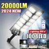 20000LM 10008LED солнечные уличные светильники с датчиком движения настенный светильник солнечный свет энергия уличный фонарь водонепроницаемый внешний солнечный светильник