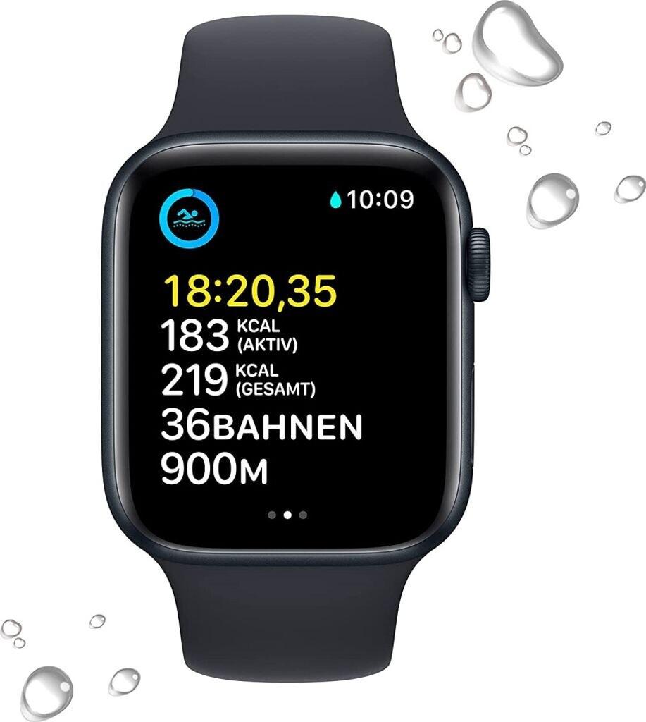Apple Watch SE 2022 4G 40mm Mitternacht Sportarmband Mitternacht S/M (2024)