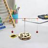 DIY Wooden Science Experiment Kit Building Toy Learning Toys Solar Powered Rotating Bell Educational