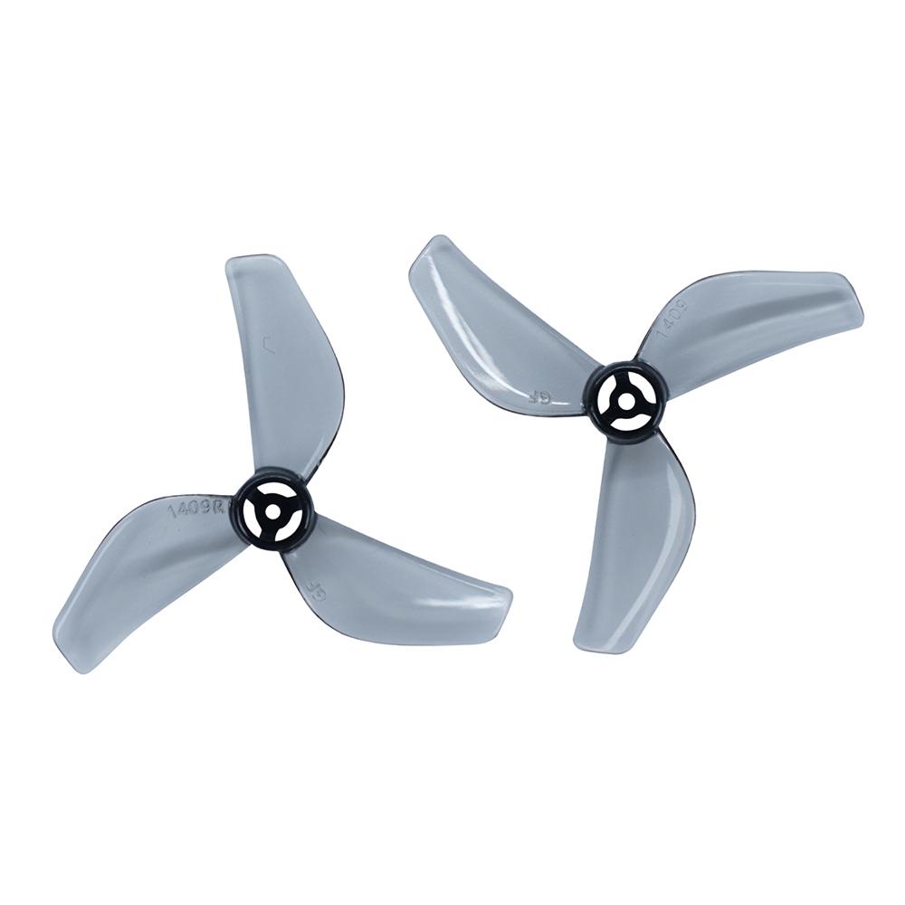 Gemfan 1409-3 35mm 1.4Inch PC 3-blades Propeller 1mm Shaft Compatible with 0802 Motor BETAFPV Meteor65 Pro Whoop FPV Drones