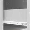 Wall Mounted Nightstand High Gloss White 34.5 x 33 x 40 cm