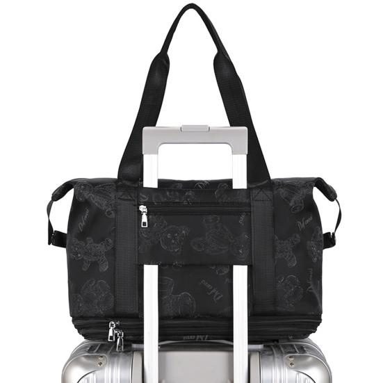 Водонепроницаемая дорожная сумка на колесах, большая вместимость, прочная, легкая в использовании, универсальная, расширяемая, чемоданная сумка для багажа