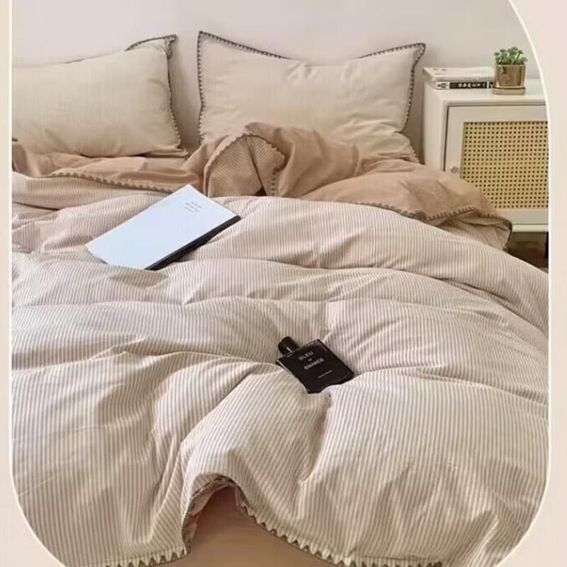 Хлопковое постельное белье Muji, 4 предмета, 100% хлопок