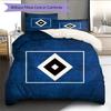 Hamburger SV Pattern Bedding Quilt Set  Home Decoration  Gift (1 * duvet cover + 2 * pillowcase  without core)