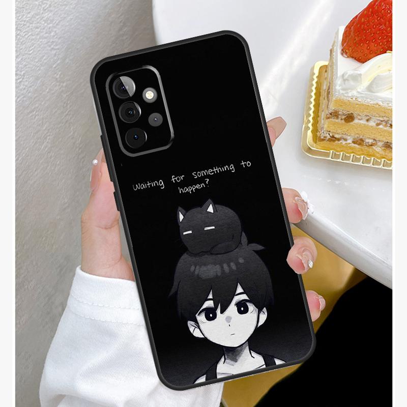 Omori Case For Samsung Galaxy A54 A34 A14 A15 A35 A55 A52 A32 A12 A51 A71 A33 A23 A13 A53 Coque