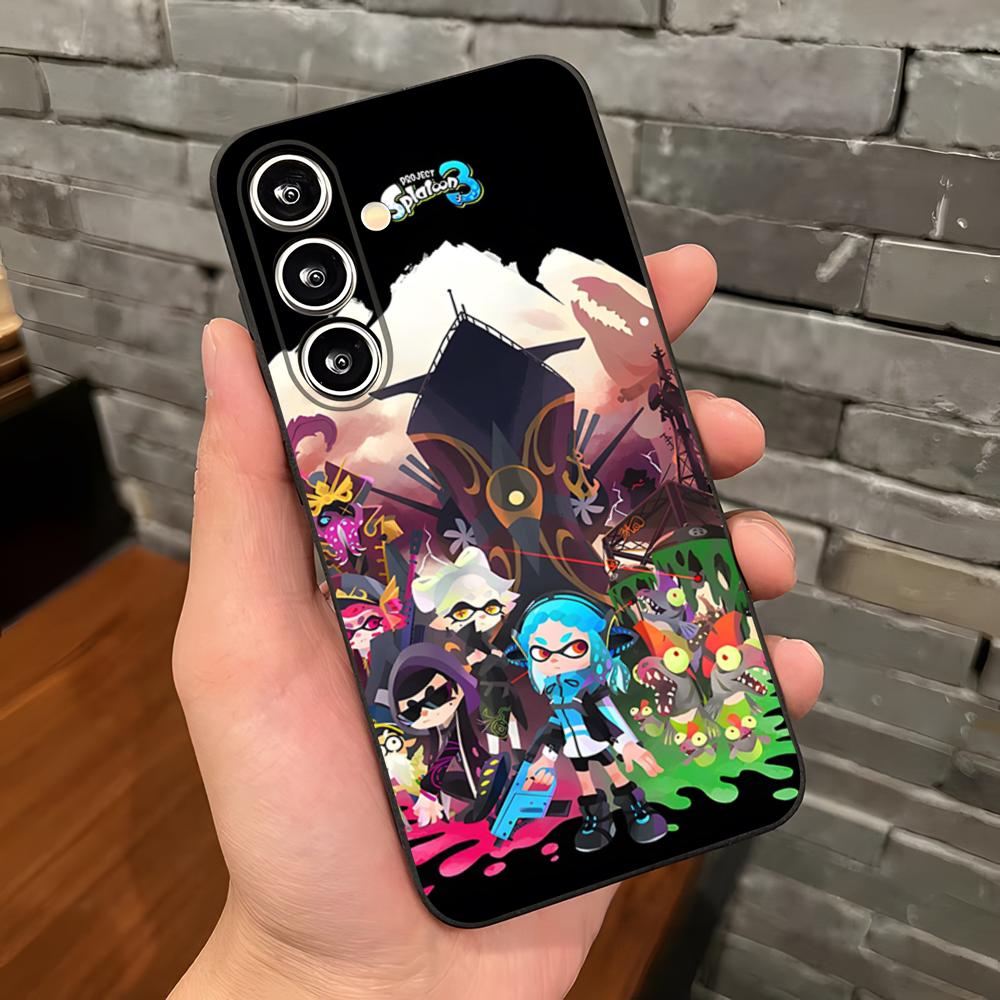 Игровой чехол для телефона S-Splatoon для Samsung S26 S25 Plus S20 S20 Plus S22 Ultra S23 FE S21 Plus S21 Ultra Мягкая крышка