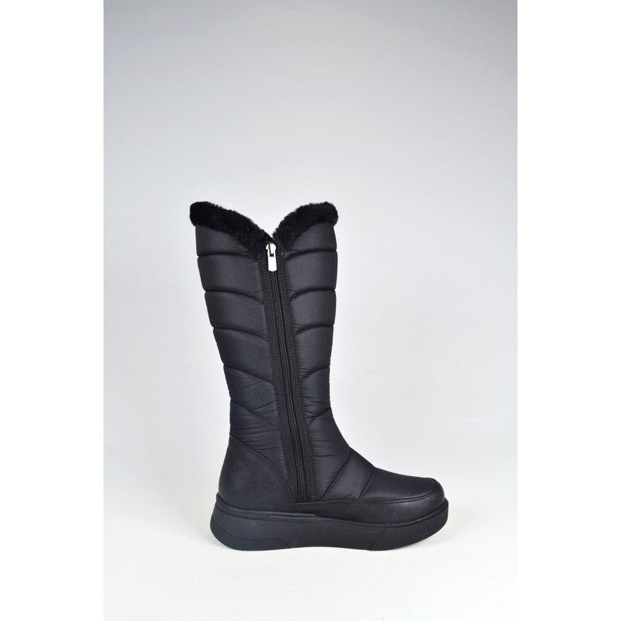 Женские высокие зимние ботинки на искусственном меху