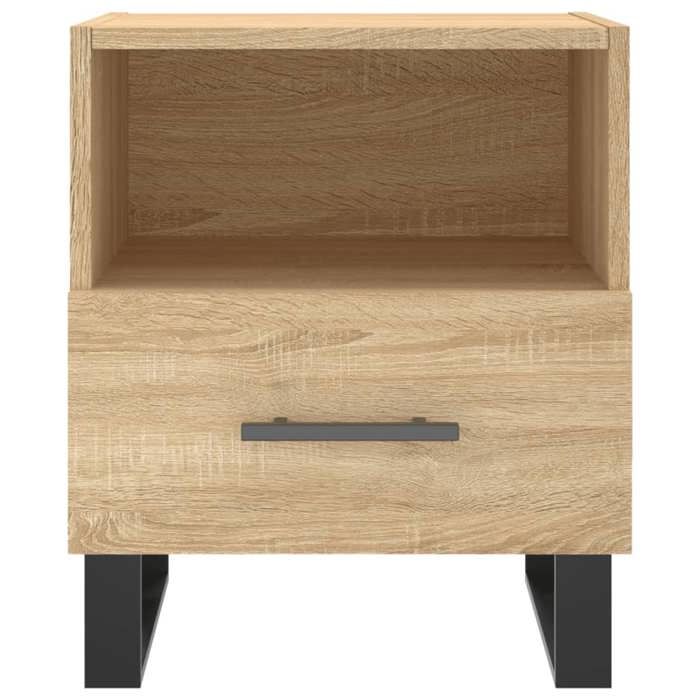Maison Exclusive - Table de chevet chêne sonoma 40x35x47,5 cm bois d’ingénierie