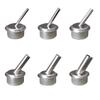 High Temperature Resistant Tips Hot Air Gun Resisting Nozzles Set of 7 Stainless Steel Nozzles for  861DW Heat Gun