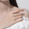 Сертифицированное кольцо Szjinao с 5 камнями и бриллиантами из муассанита, женское серебро 925 пробы, модные ювелирные изделия для подарка на помолвку девушке D