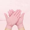 20/50/100PCS Pink Nitrile Gloves Disposable Powder Free Latex Gloves for Household Cleaning Beauty Salon Working Kitchen Gloves