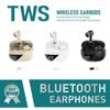 Мини Bluetooth TWS спортивные наушники NE115 с питанием в ухе и цифровым дисплеем