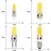 5pcs/lot G4 LED COB Lamps Dimmable 6W 9W COB LED Bulb AC/DC 12V 220V LED G9 COB Spotlight Chandelier Lighting Replace Halogen