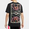 Jordan T Shirts Men's Black Crew Neck Moderate Straight Fit CW7087-010
