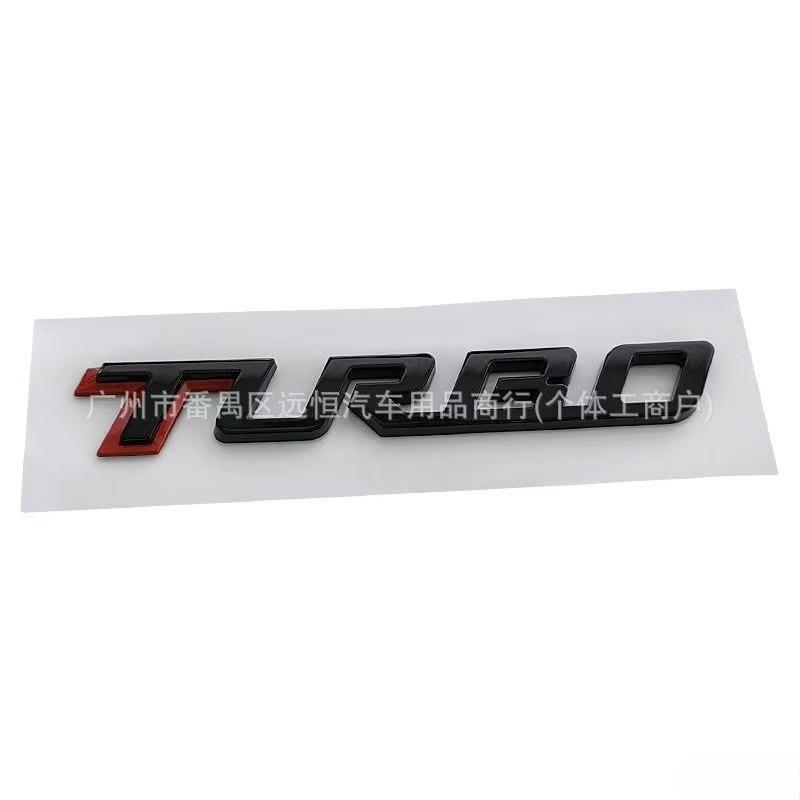 3D ABS TURBO Наклейка на заднюю часть автомобиля с логотипом-буквой, водостойкая, стайлинг-наклейка, подходит для Malibu XL Turbo