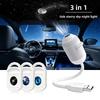 USB Starry Sky Projector Light Adjustable-Angle Car Ambient Light,Decorative Light for Bedrooms Living Rooms,and Car Interiors Dome Lights 6