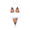 Women's Split Printed Sexy Bikini Fashion With Chest Pad No Steel Bra Swimsuit