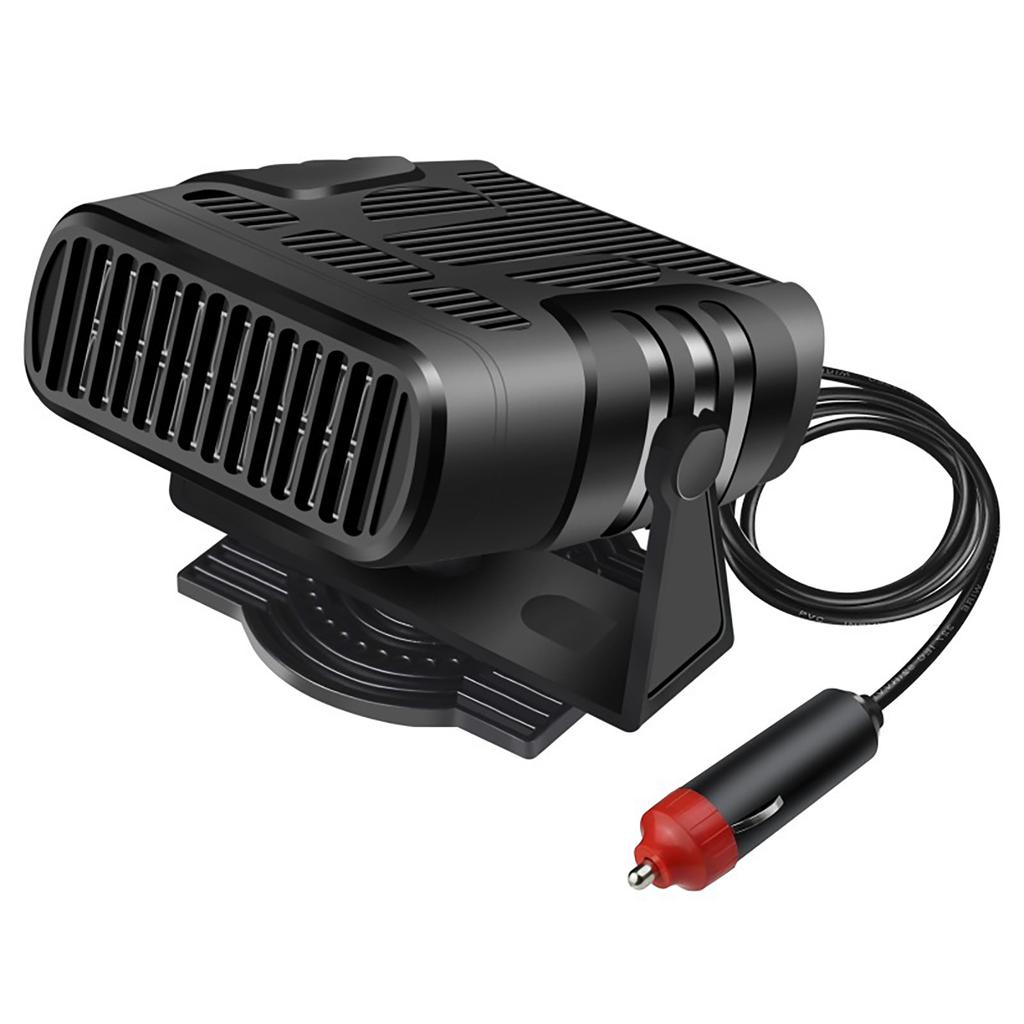 Electric Car Heater Air Cooler Fan 12V Portable 360 Degree Demister Defroster Heating Fan Dryer Windshield Defogging Accessroies