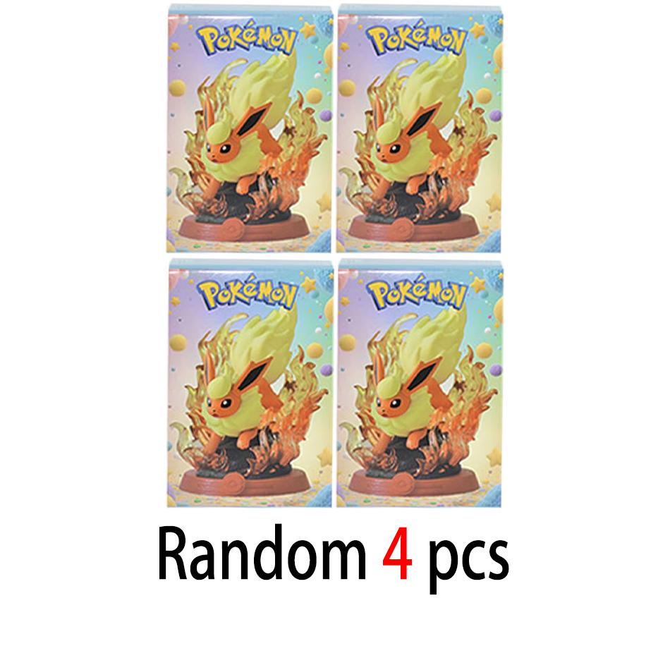 9Patterns Pok mon Action Dolls Pikachu Blind Box Anime Models Desktop Decorations Pok mon Toys Children's Birthday Gifts