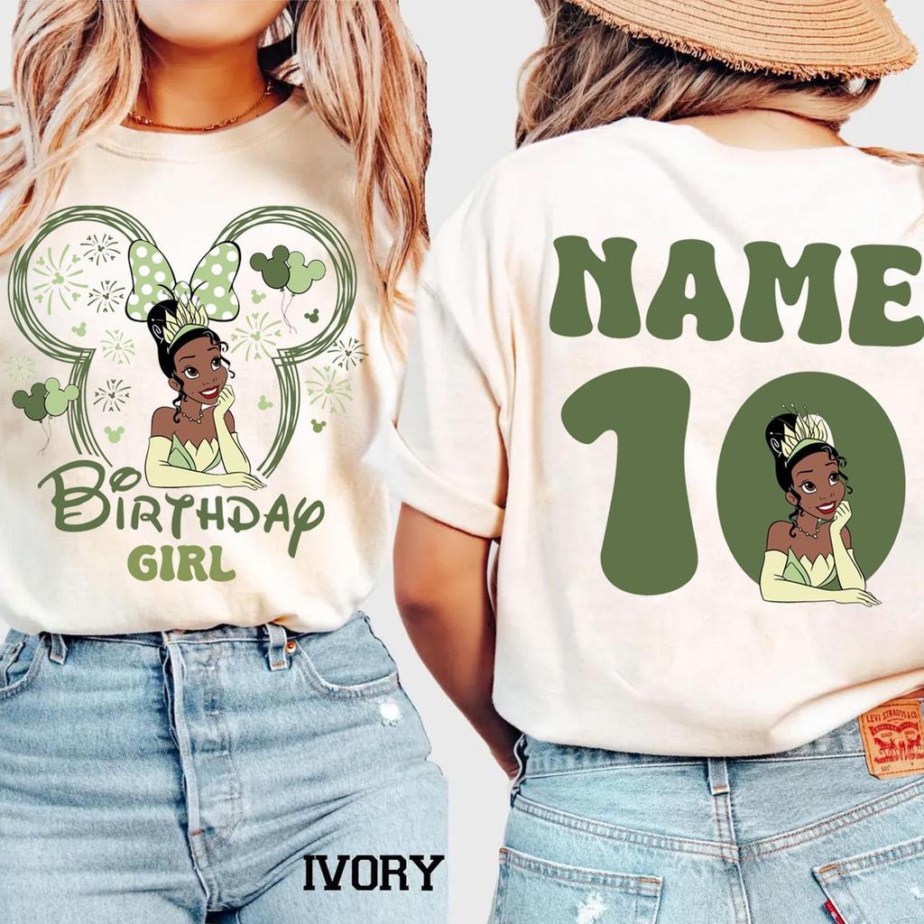 Custom Bayou Princess Birthday Shirt, Frog Prince Fairytale Family Trip Shirts