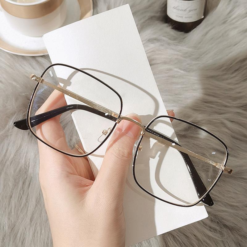 Anti-Blue Light Myopia Glasses Unisex Finished Product Versatile Fashionable Street-Style Photography Eyewear 0 To -4.0