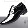 Роскошные деловые оксфордские кожаные туфли мужские дышащие лакированные туфли деловые туфли больших размеров для офиса и свадьбы мужские туфли на плоской подошве черные