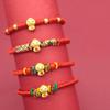 New Year Lucky Red Rope Chinese Style Fortune Bracelet Retro Snake Year Bracelet Couple