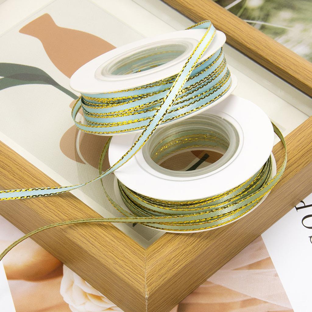 Flower Bouquet Ribbon Delicate 3mm Ribbon Double-Sided Ribbon Satin For Handmade Craft Decoration Bow Diy Bag Edge Trimming