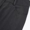 Women Tight Flares Pants Flared Slacks Dark Black High-waist Suit Slacks Trousers Casual Pants