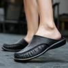 Men Shoes EVA Slip On Flats Shoes Men's Slippers Men Walking Half Slipper Comfortable Soft Household Sandals 2025