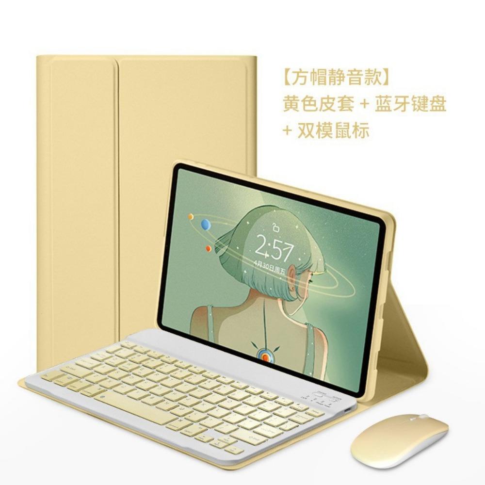 Кожаный чехол-клавиатура для iPad Pro 13 2024 с держателем для карандаша, магнитный чехол-клавиатура Bluetooth для Air 6