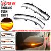 Для VW Jetta Mk6 Voyage Saveiro G6 G7 Gol Geracao 6/7/8 UP Spacefox светодиодный динамический указатель поворота, последовательность боковых зеркал