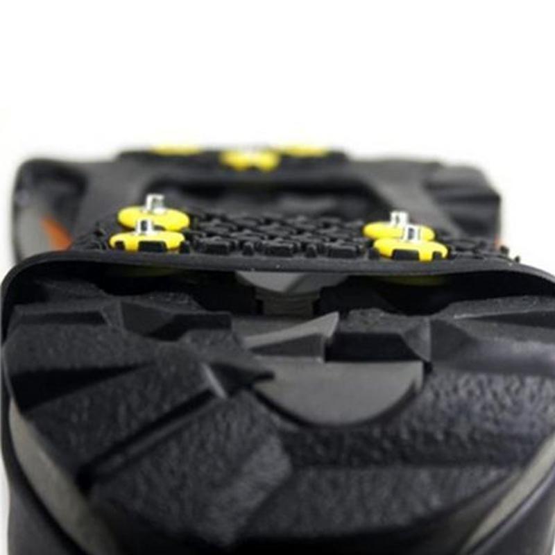 Уличные унисекс противоскользящие шипы для снега, захваты, кошки, шипы для обуви, накладки на ботинки